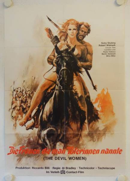 Battle of the Amazons original release german movie poster
